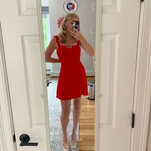 Red Sun Dress Medium